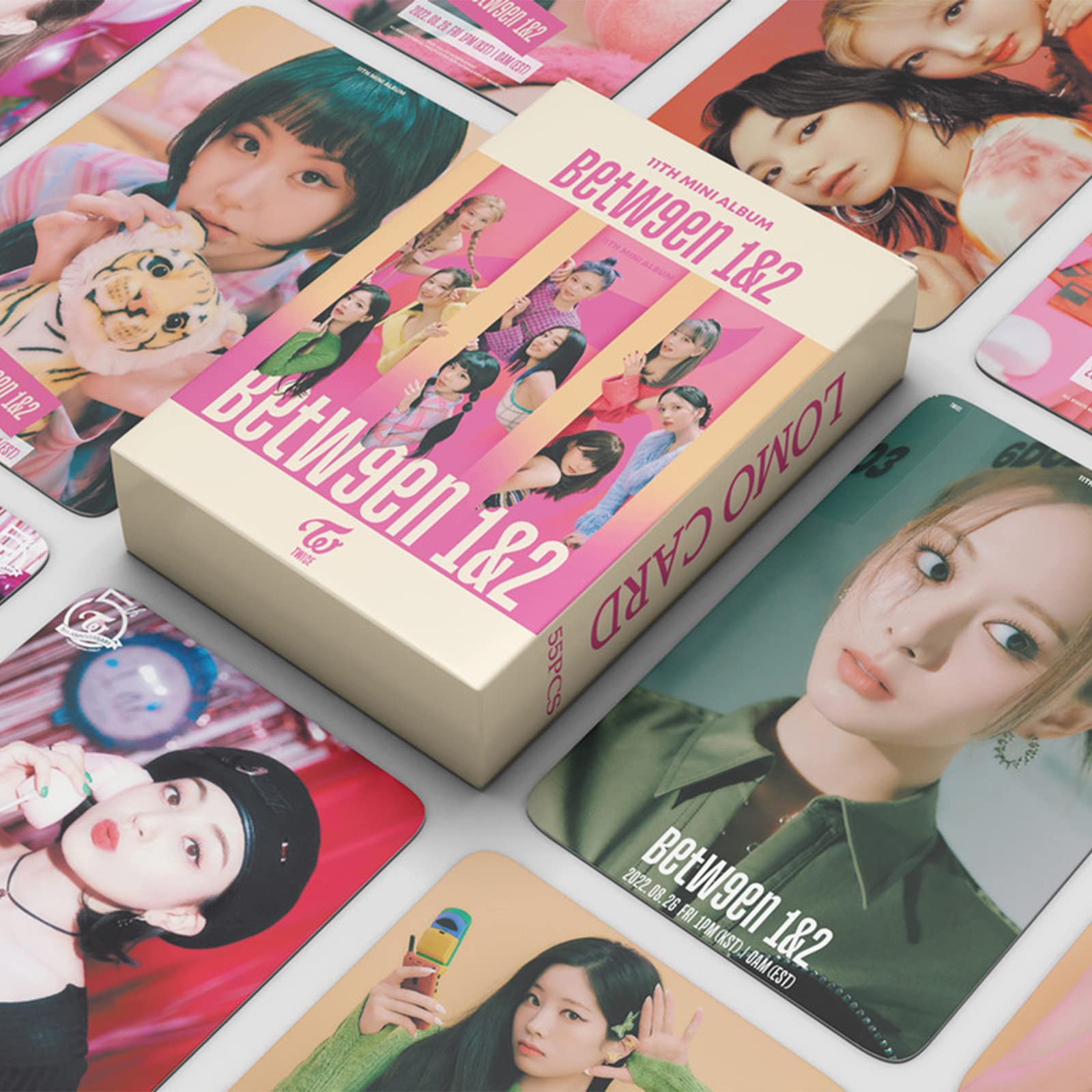 PYAJUU TWICE BETWEEN 1&2 Photo Cards KPOP 55pcs Twice TWICE